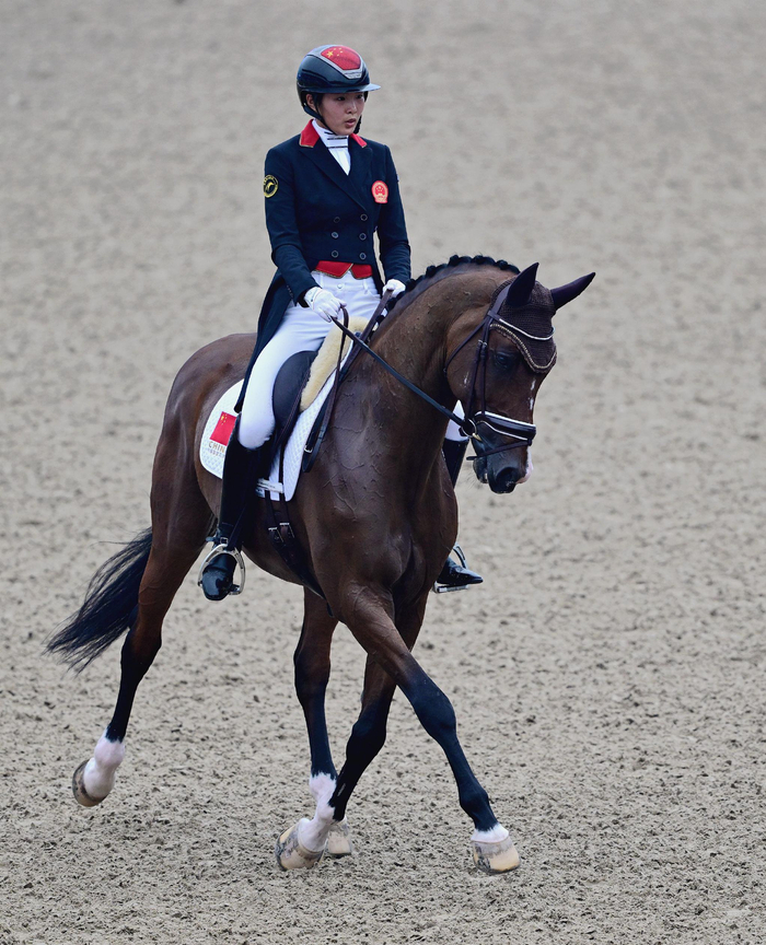 沙特阿拉伯选手在马术比赛中表现出色 沙特阿拉伯选手在马术比赛中表现出色